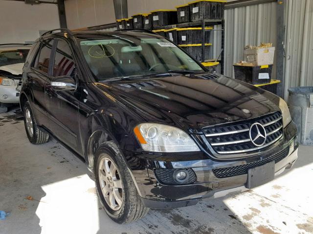 4JGBB86E67A212132 - 2007 MERCEDES-BENZ ML 350 BLACK photo 1