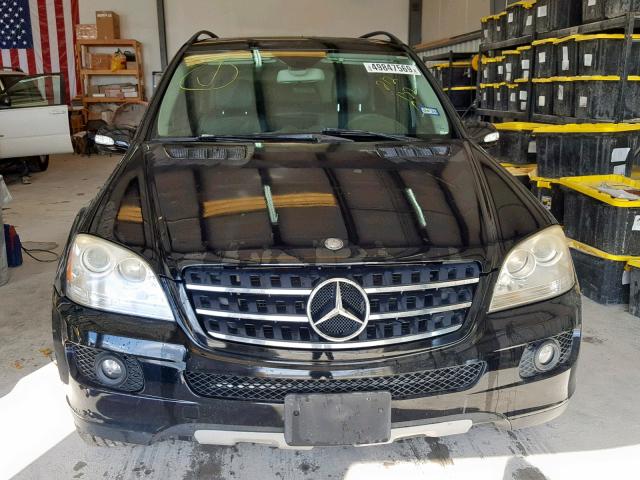 4JGBB86E67A212132 - 2007 MERCEDES-BENZ ML 350 BLACK photo 9