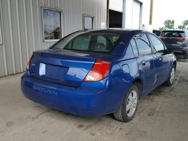 1G8AZ55F06Z142674 - 2006 SATURN ION LEVEL BLUE photo 4