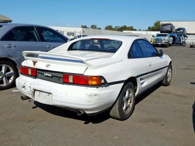 JT2SW21M4N0016240 - 1992 TOYOTA MR2 WHITE photo 4