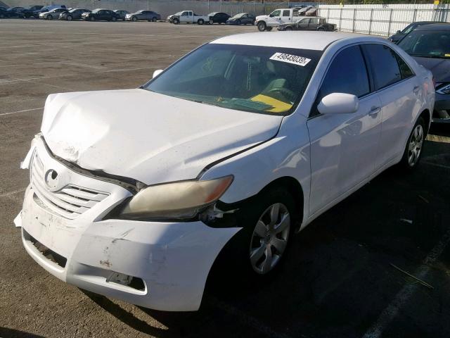 4T4BE46K68R040681 - 2008 TOYOTA CAMRY CE WHITE photo 2