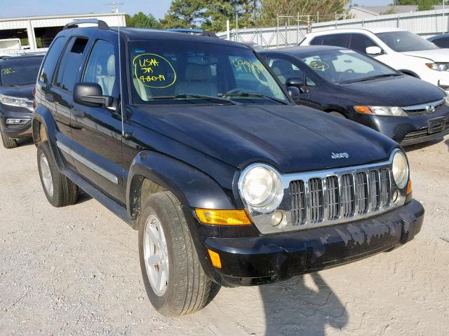 1J4GK58K95W542515 - 2005 JEEP LIBERTY LI BLACK photo 1