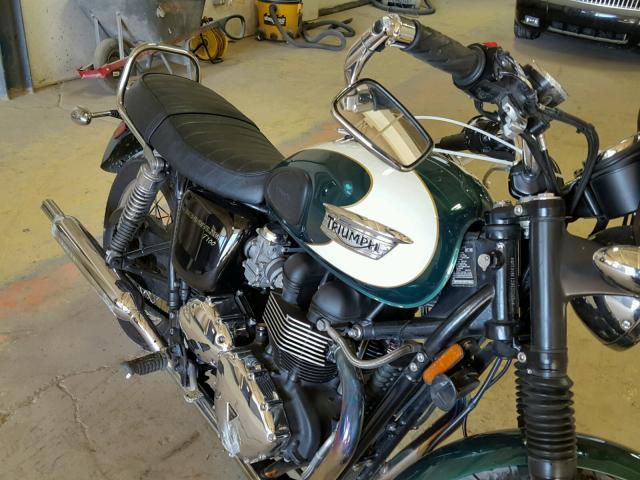 SMT910K139T373654 - 2009 TRIUMPH MOTORCYCLE BONNEVILLE GREEN photo 9