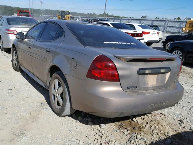 2G2WP552561224959 - 2006 PONTIAC GRAND PRIX Қоңыр фото 3