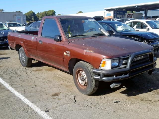 JT4VN82NXK0002050 - 1989 TOYOTA PICKUP 1 T BURGUNDY photo 1