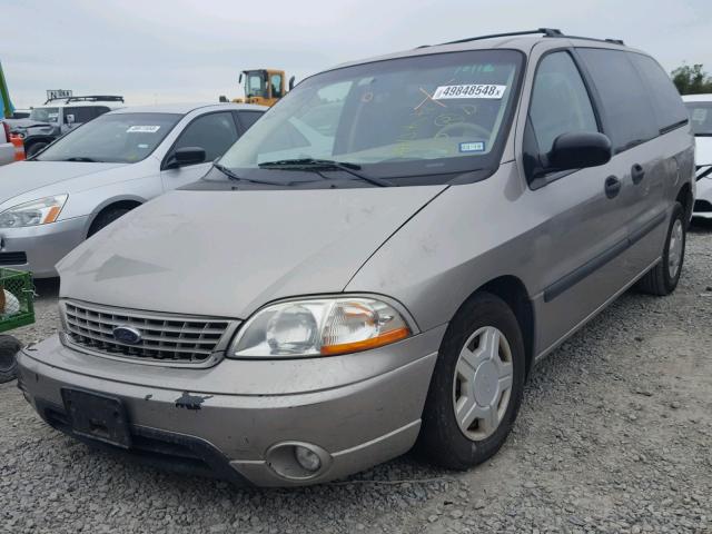 2FMZA51462BA99309 - 2002 FORD WINDSTAR L GOLD photo 2