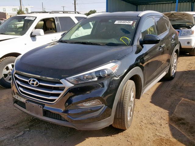 KM8J3CA48HU434732 - 2017 HYUNDAI TUCSON LIM BLACK photo 2