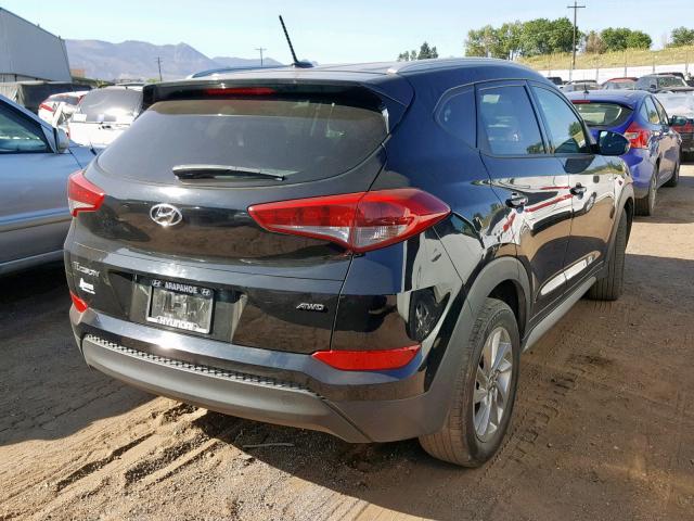 KM8J3CA48HU434732 - 2017 HYUNDAI TUCSON LIM BLACK photo 4