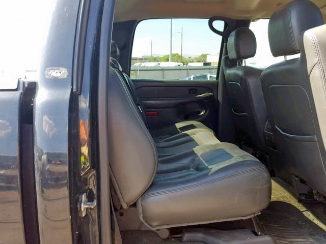 2GTEK13T651122692 - 2005 GMC NEW SIERRA BLACK photo 6