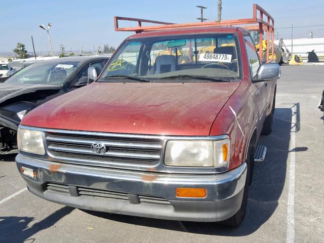 JT4VD10C4P0002127 - 1993 TOYOTA T100 SR5 RED photo 2