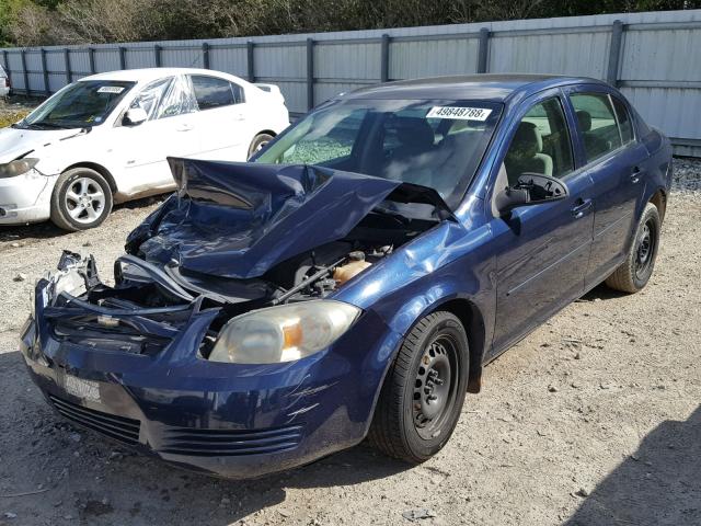 1G1AD5F59A7146889 - 2010 CHEVROLET COBALT 1LT BLUE photo 2