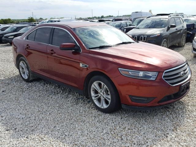 1FAHP2E8XEG159413 - 2014 FORD TAURUS SEL RED photo 1