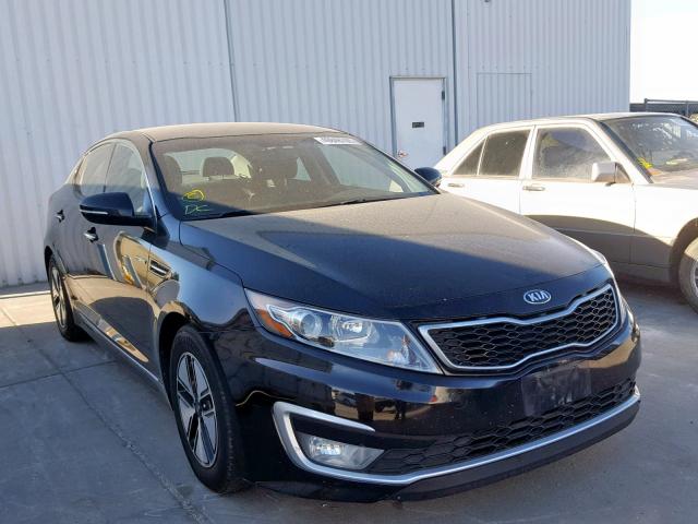 KNAGM4AD0D5044856 - 2013 KIA OPTIMA HYB BLACK photo 1