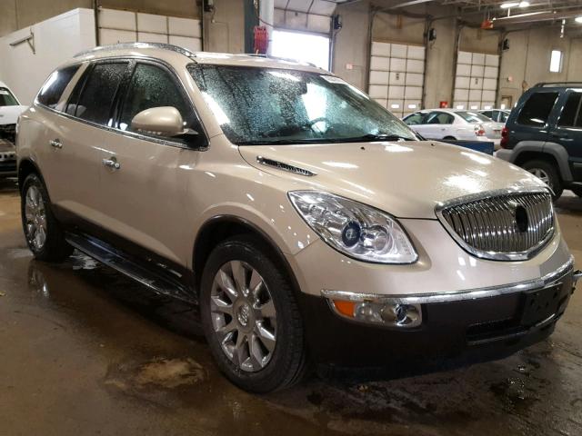 5GAKVDED5CJ108952 - 2012 BUICK ENCLAVE CREAM photo 1