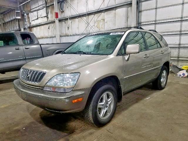 JTJHF10U420267328 - 2002 LEXUS RX 300 GOLD photo 2