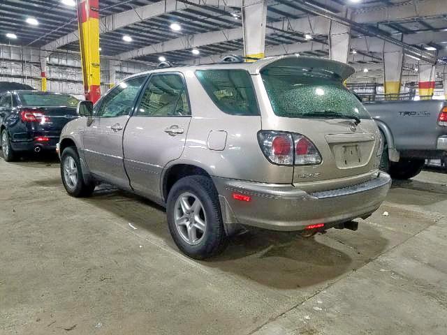 JTJHF10U420267328 - 2002 LEXUS RX 300 GOLD photo 3