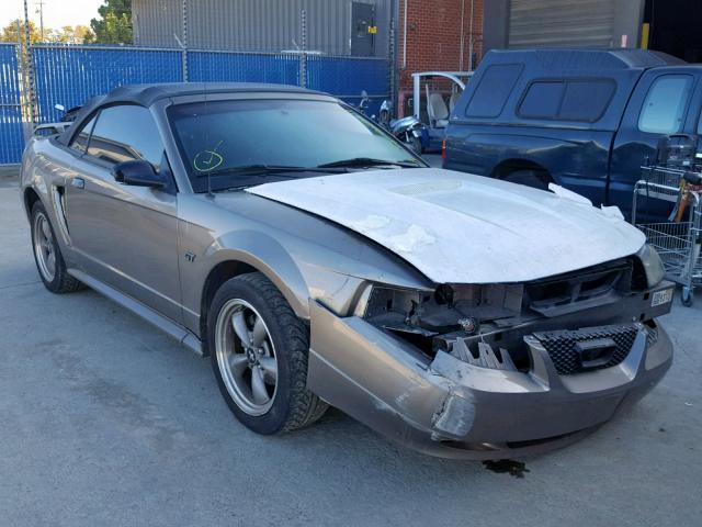 1FAFP45X61F163310 - 2001 FORD MUSTANG GT GRAY photo 1