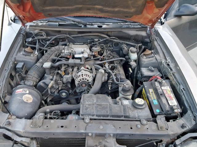 1FAFP45X61F163310 - 2001 FORD MUSTANG GT GRAY photo 7