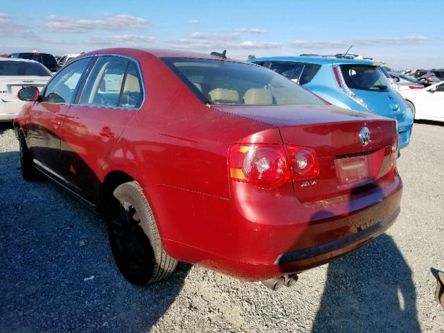 3VWSG71K96M680495 - 2006 VOLKSWAGEN JETTA 2.5 RED photo 3