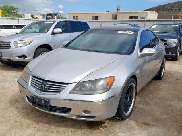 JH4KB16566C004300 - 2006 ACURA RL SILVER photo 2