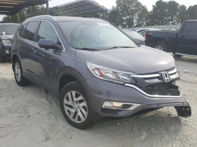 2HKRM3H77FH506399 - 2015 HONDA CR-V EXL GRAY photo 1