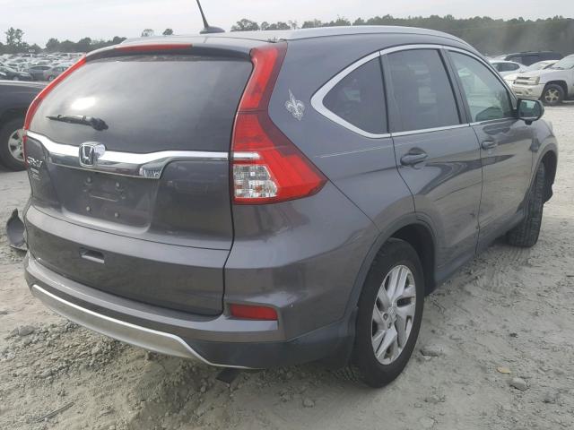 2HKRM3H77FH506399 - 2015 HONDA CR-V EXL GRAY photo 4