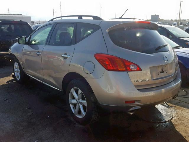 JN8AZ1MW0AW103193 - 2010 NISSAN MURANO S BEIGE photo 3