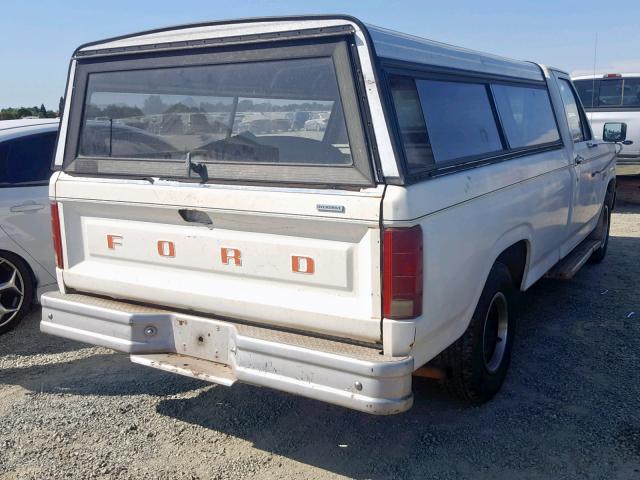 1FTCF15Y9FPA33675 - 1985 FORD F150 WHITE photo 4
