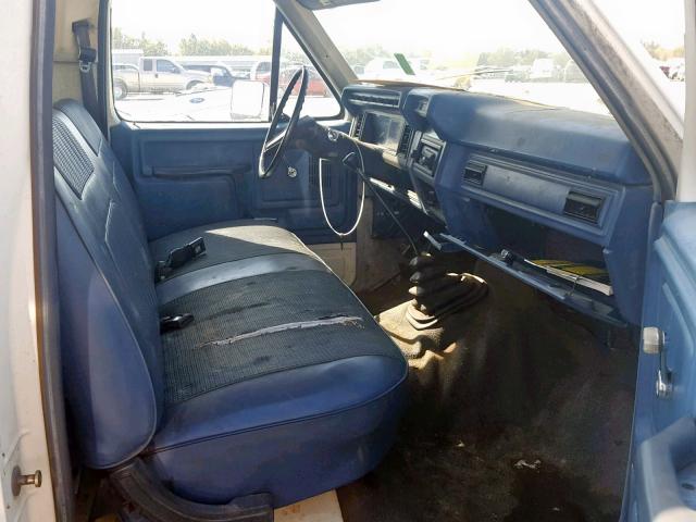 1FTCF15Y9FPA33675 - 1985 FORD F150 WHITE photo 5