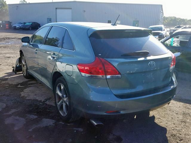 4T3ZK11A59U015536 - 2009 TOYOTA VENZA TEAL photo 3