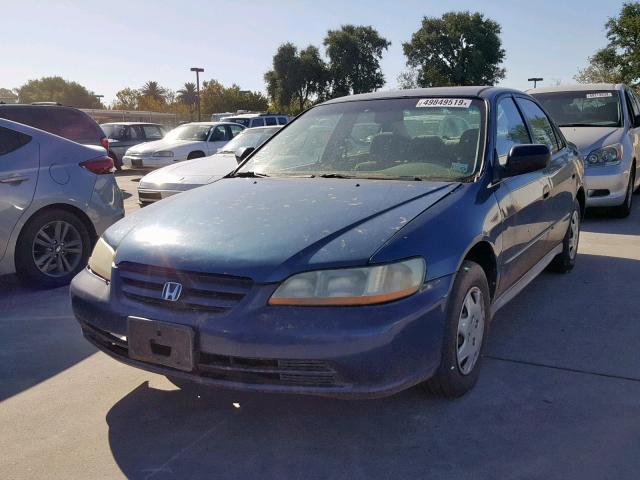 1HGCF85421A142045 - 2001 HONDA ACCORD DX BLUE photo 2