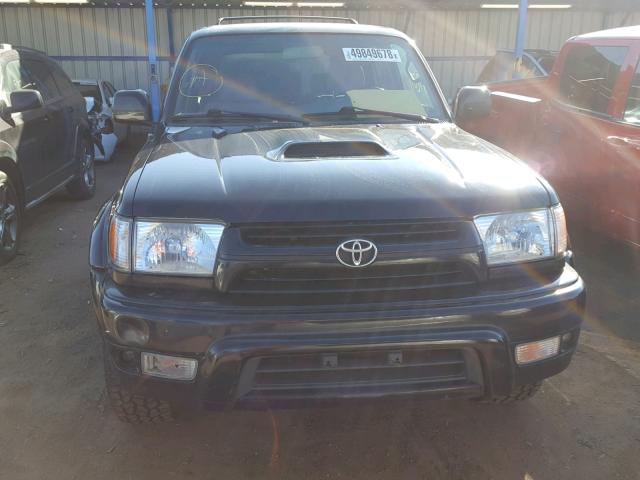 JT3HN86R810327017 - 2001 TOYOTA 4 RUNNER BLACK photo 9