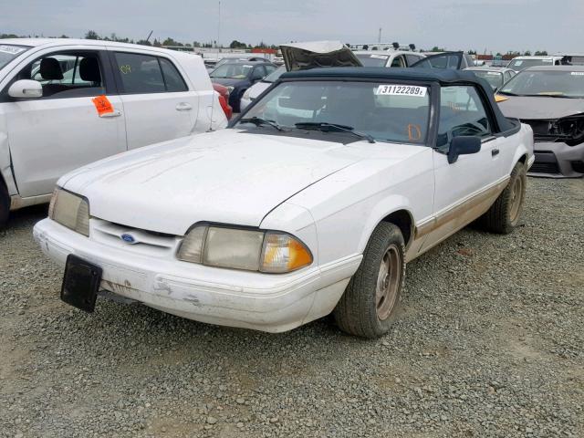 1FACP44M5PF145447 - 1993 FORD MUSTANG LX WHITE photo 2
