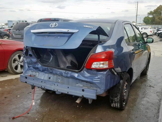 JTDBT4K33BL001479 - 2011 TOYOTA YARIS BLUE photo 4