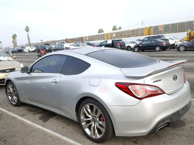 KMHHU6KJ8DU094056 - 2013 HYUNDAI GENESIS CO SILVER photo 3