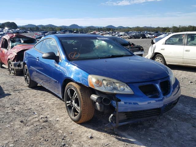 1G2ZH158064164911 - 2006 PONTIAC G6 GT BLUE photo 1