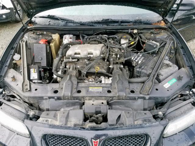 1G2WK52J73F104269 - 2003 PONTIAC GRAND PRIX BLACK photo 7