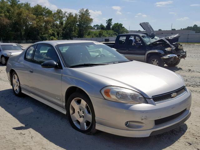 2G1WL15CX69347885 - 2006 CHEVROLET MONTE CARL ვერცხლისფერი ფოტო 1