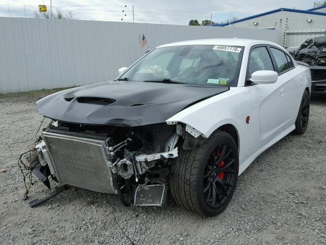 2C3CDXL9XFH824925 - 2015 DODGE CHARGER SR WHITE photo 2