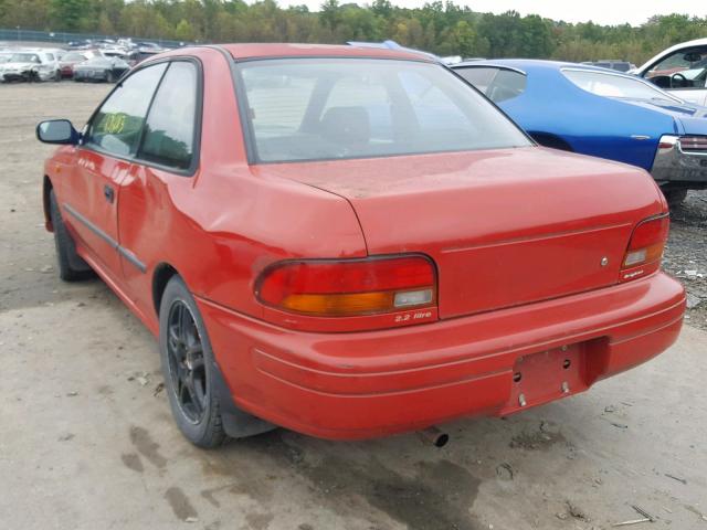 JF1GM4257VH411025 - 1997 SUBARU IMPREZA BR RED photo 3