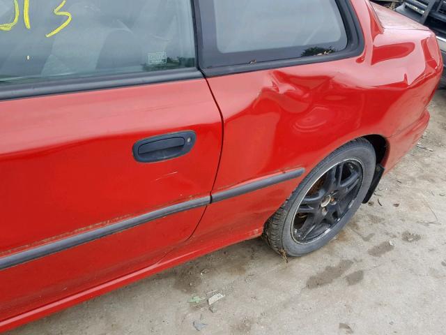 JF1GM4257VH411025 - 1997 SUBARU IMPREZA BR RED photo 9