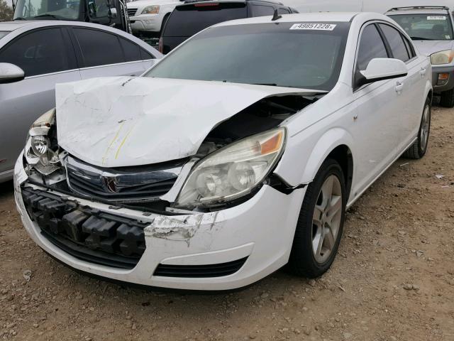 1G8ZS57BX9F180467 - 2009 SATURN AURA XE WHITE photo 2