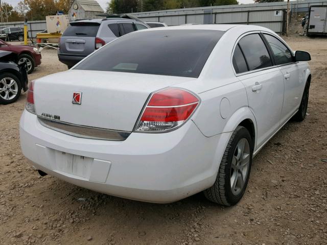 1G8ZS57BX9F180467 - 2009 SATURN AURA XE WHITE photo 4