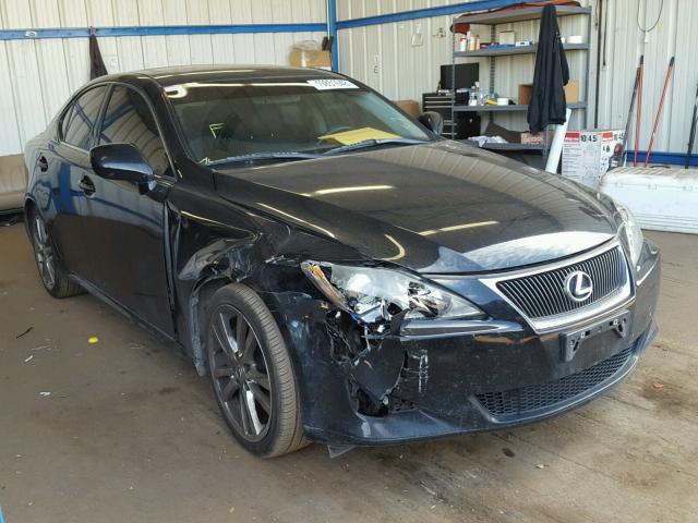 JTHBE262385019332 - 2008 LEXUS IS 350 BLACK photo 1