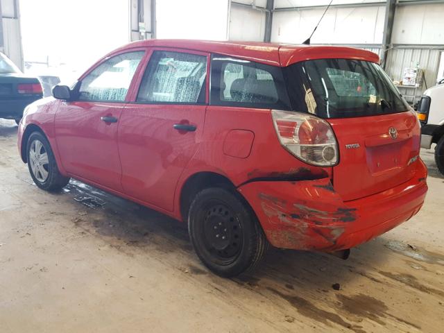 2T1KR32E75C493603 - 2005 TOYOTA COROLLA MA RED photo 3