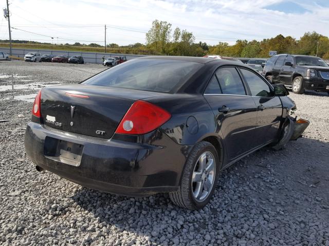 1G2ZH58N874212293 - 2007 PONTIAC G6 GT BLACK photo 4