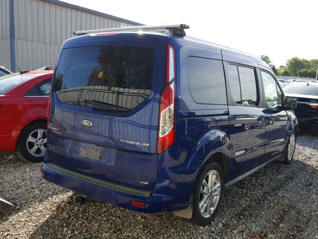 NM0GE9G71E1155663 - 2014 FORD TRANSIT CO BLUE photo 4