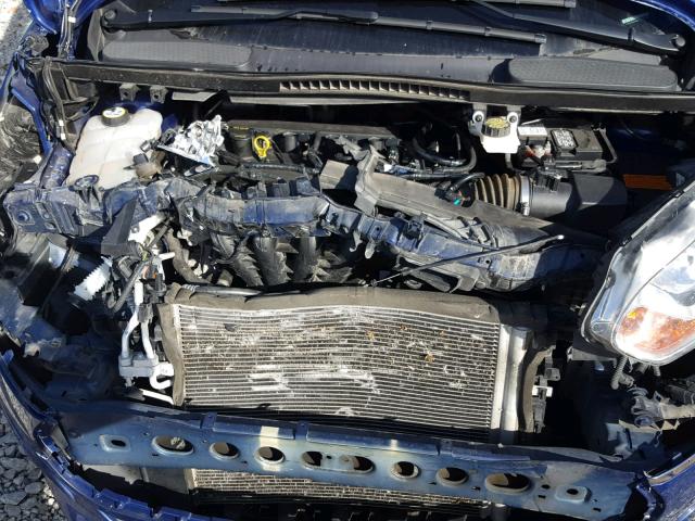 NM0GE9G71E1155663 - 2014 FORD TRANSIT CO BLUE photo 7