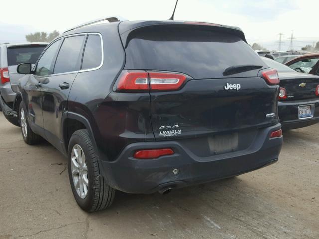 1C4PJMCB0EW286940 - 2014 JEEP CHEROKEE L BLACK photo 3