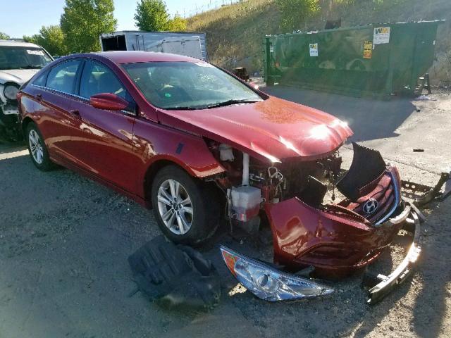 5NPEB4AC0DH799531 - 2013 HYUNDAI SONATA GLS RED photo 1